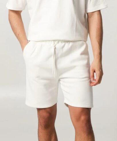 BERMUDAS JOGGER BLANCA